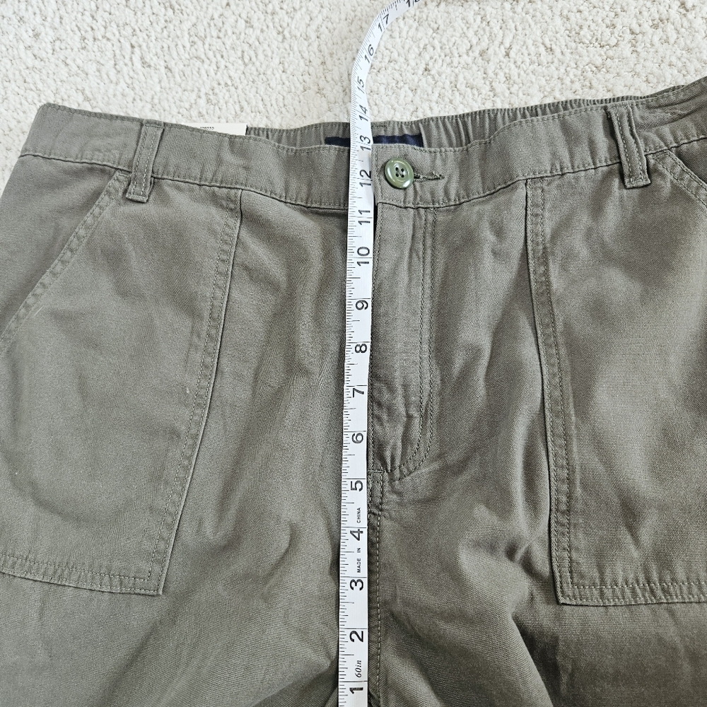 Aeropostale Cargo Pants Womens XL Green Utility Baggy Loose Y2K Relaxed Grunge - Picture 4 of 10